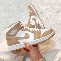 AIR JORDAN 1 MID TAN GUM