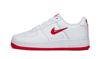 NIKE AIR FORCE 1 LOW ’07 RETRO COLOR OF THE MONTH JEWEL SWOOSH UNIVERSITY RED