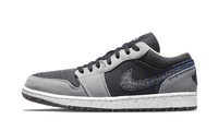 AIR JORDAN 1 LOW CRATER BLACK GREY