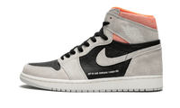 AIR JORDAN 1 RETRO HIGH NEUTRAL GRAY HYPER CRIMSON