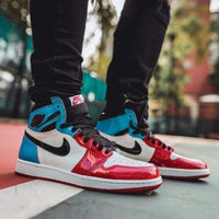 AIR JORDAN 1 RETRO HIGH FEARLESS UNC CHICAGO byshoesme